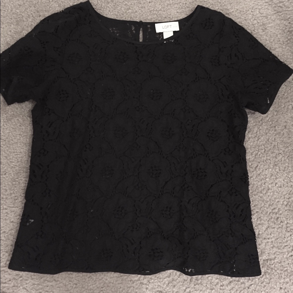 Black Lace LOFT Top